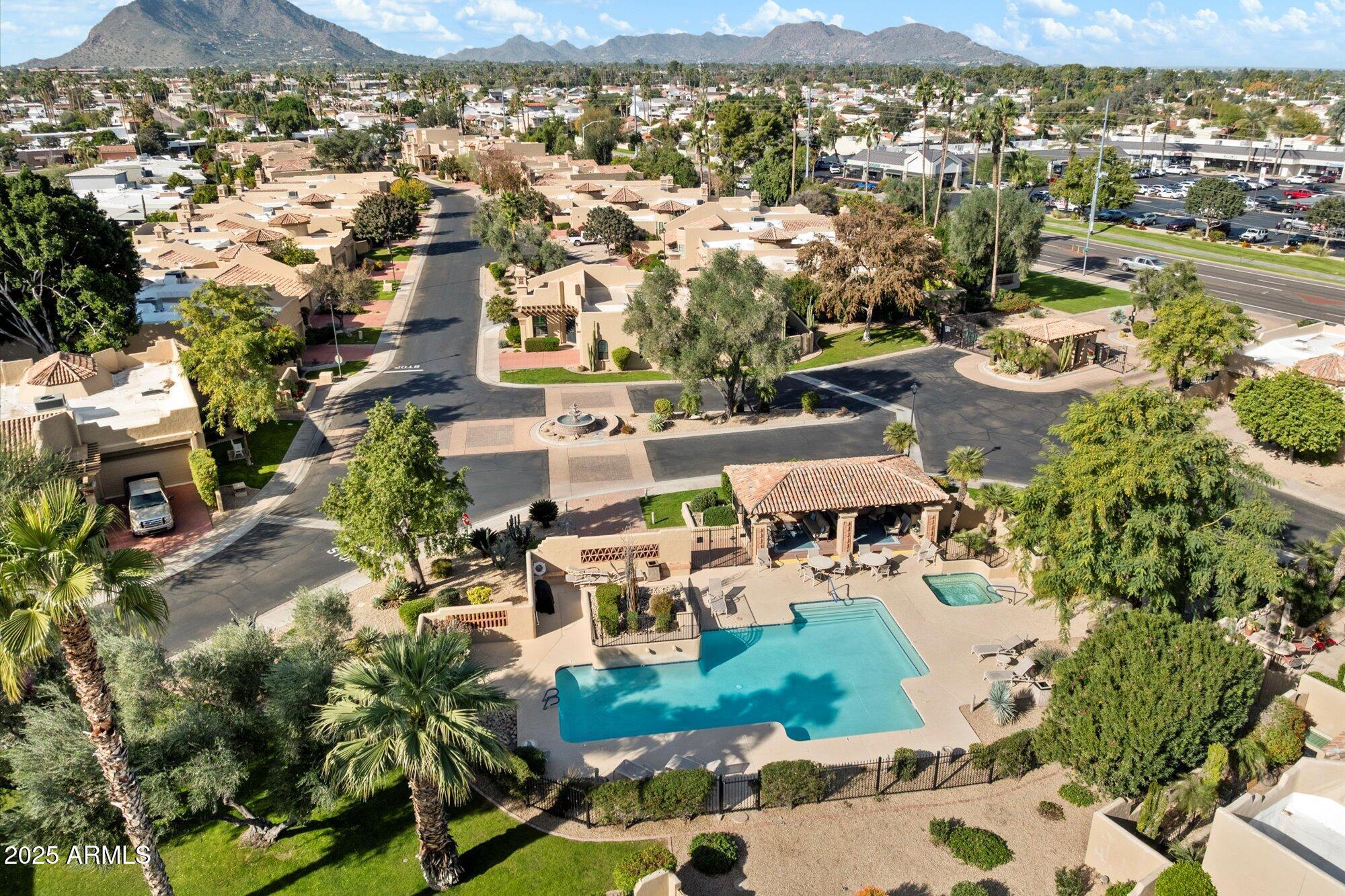 7955 East Chaparral Road, Unit 17 Scottsdale, AZ 85250 - Photo 47 of 57 Community Heated Pool/Spa area