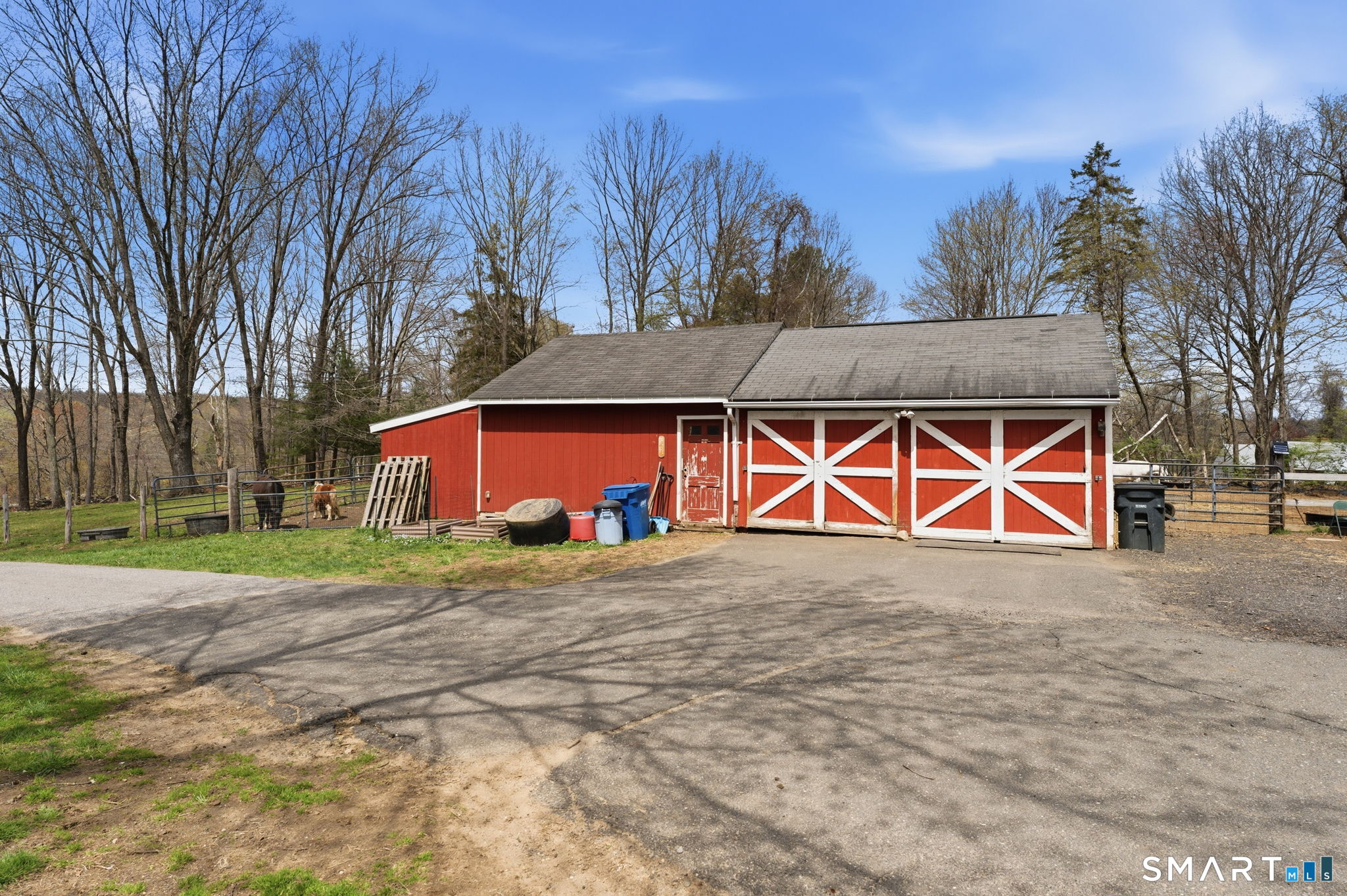 298 Kenyon Road Morris, CT 06763 - Photo 24 of 32 Barn and 2 car garage with EV charging station