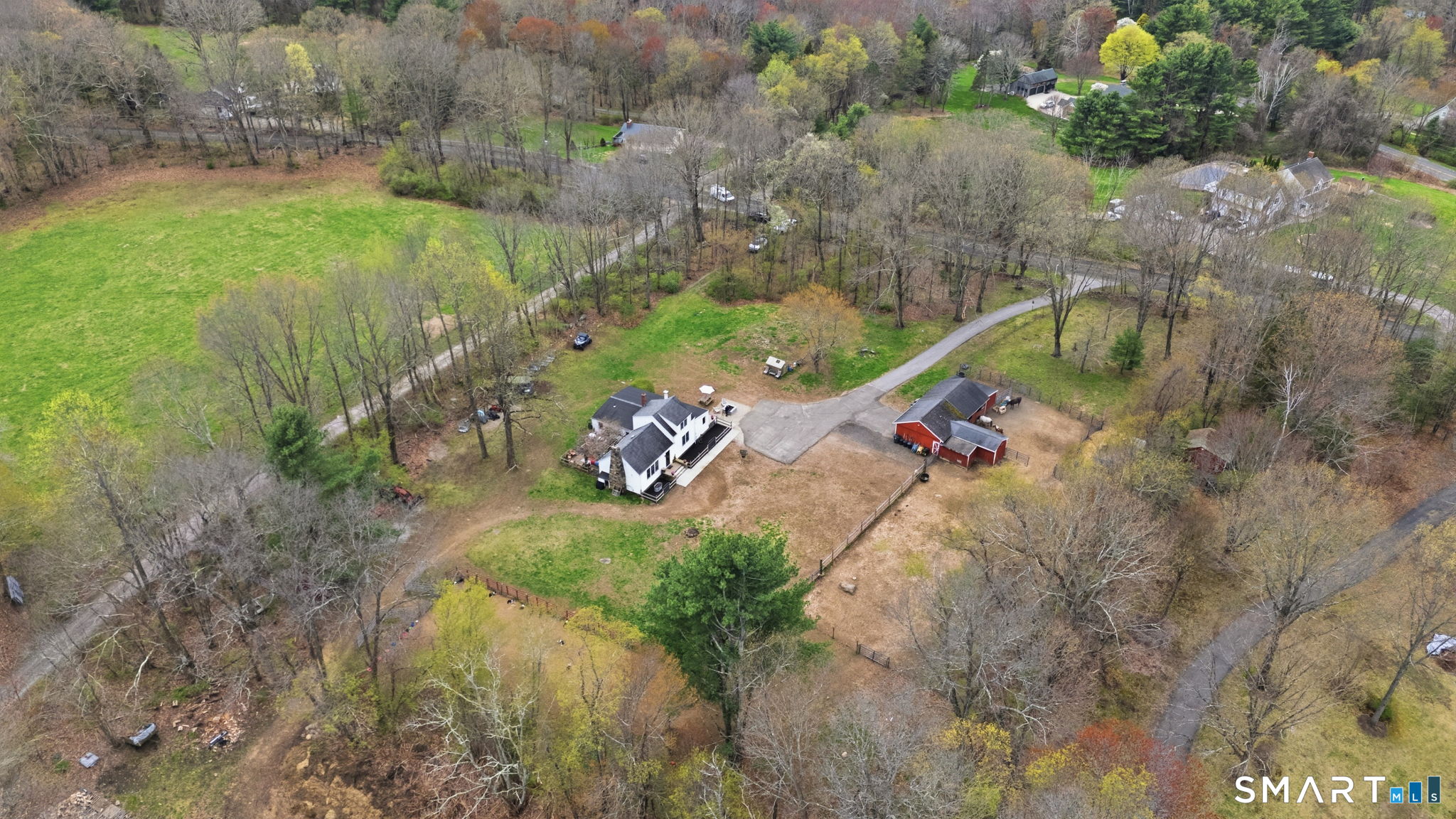 298 Kenyon Road Morris, CT 06763 - Photo 4 of 32 2.5 open acres abuting camp Washingtion (on left)