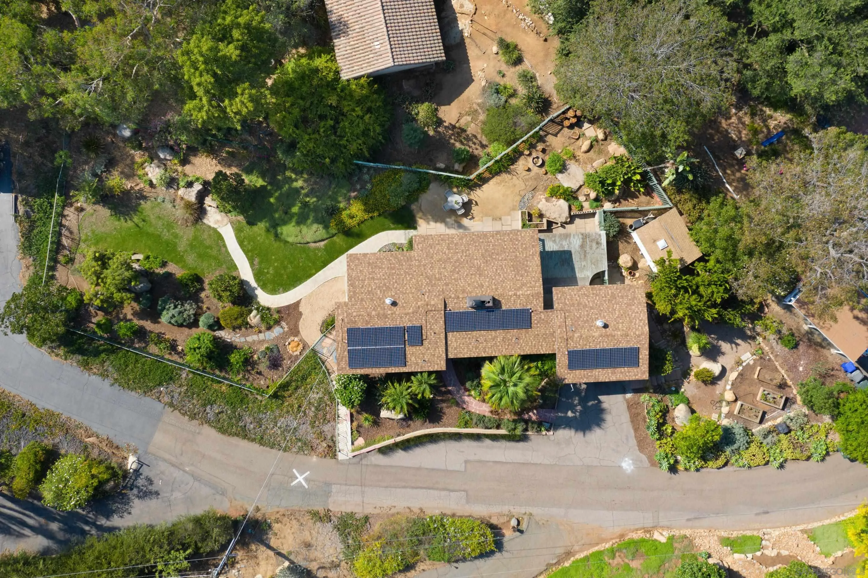9560 Starlight Lane La Mesa, CA 91941 - Photo 14 of 18 an aerial view of a house