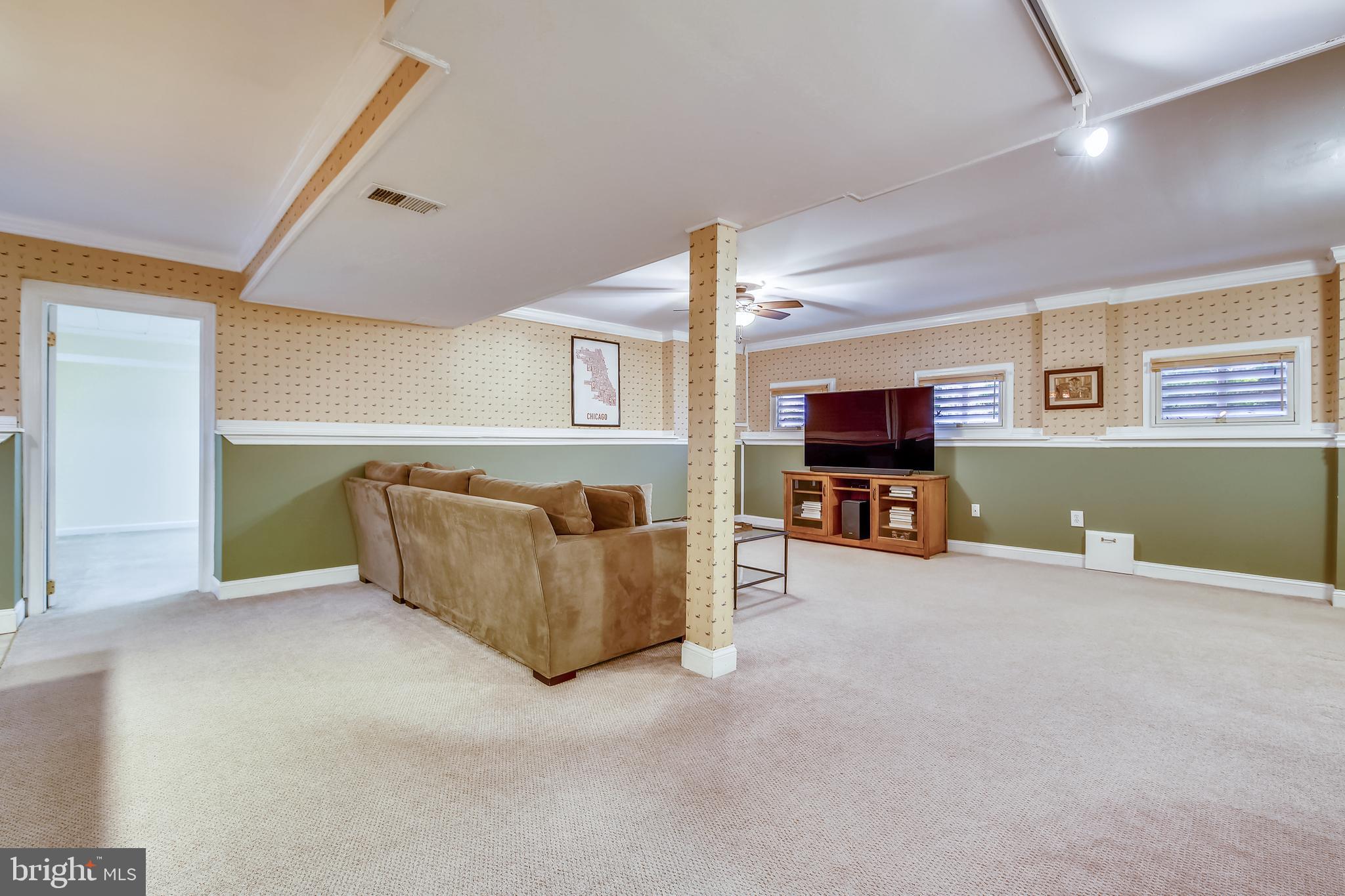 17024 Spates Hill Road Poolesville, MD 20837 - Photo 41 of 83 HUGE Lower Level w/ TV Area