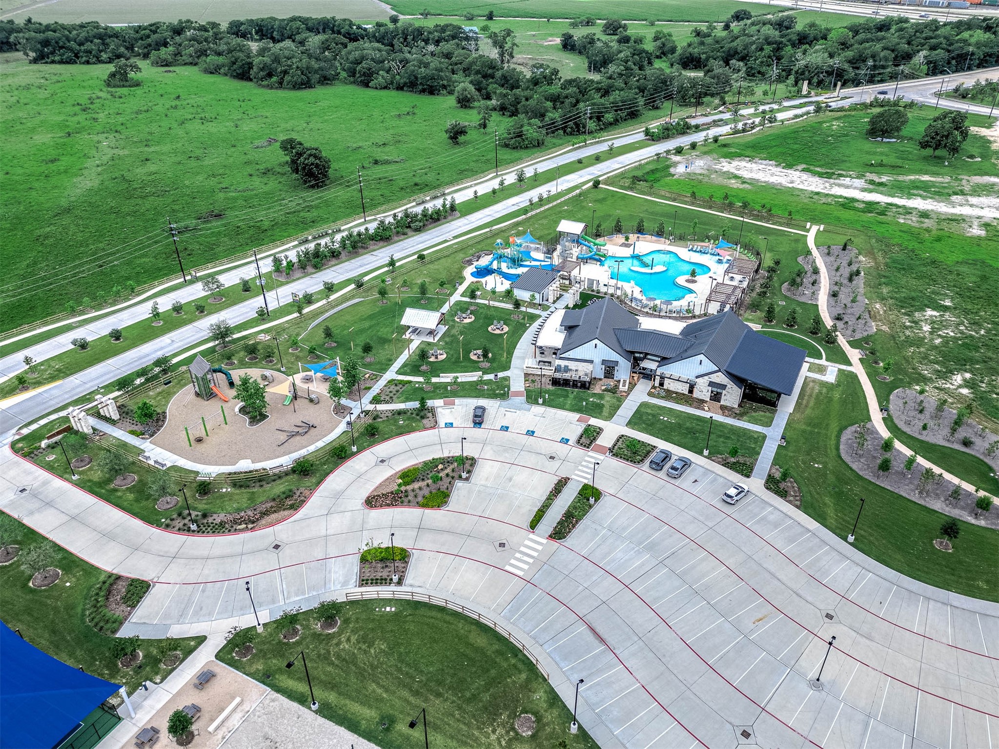 10926 Wander Way Beasley, TX 77417 - Photo 35 of 38 an aerial view of a house