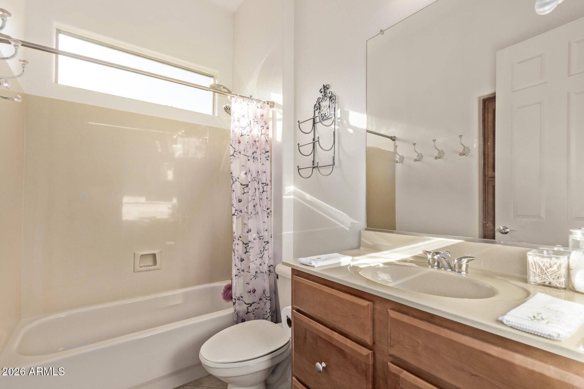 4120 East Jude Lane Gilbert, AZ 85298 - Photo 22 of 61 a bathroom with a granite countertop sink toilet and shower