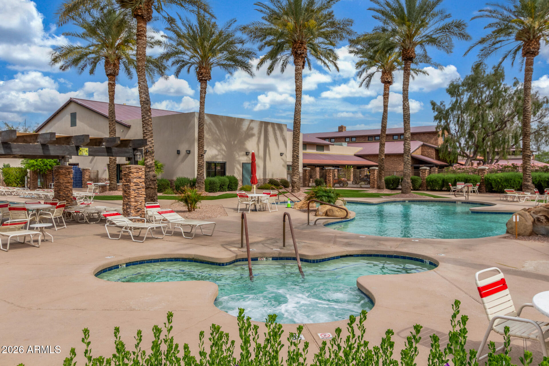 4120 East Jude Lane Gilbert, AZ 85298 - Photo 50 of 61 a view of outdoor space with swimming pool and patio