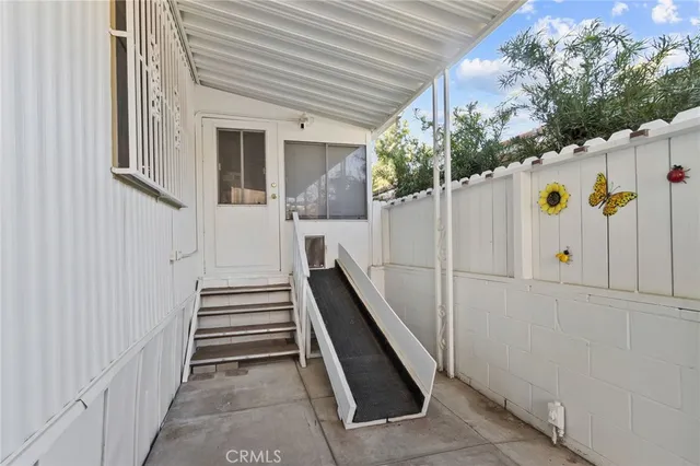 a view of a house with a balcony