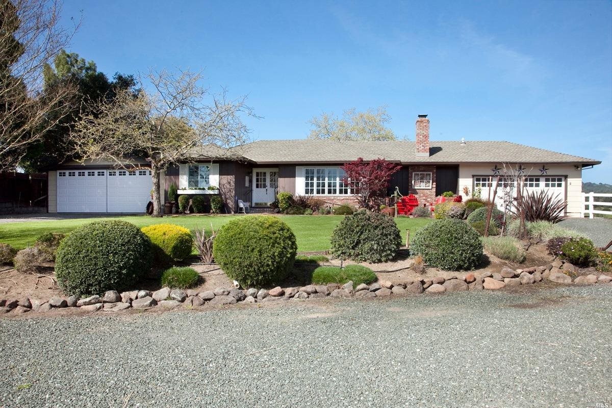 6120 Warehill Road Santa Rosa, CA 95404 - Photo 1 of 1 front view of a house with a yard