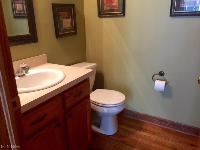 1981 Wiltshire Road Akron, OH 44313 - Photo 6 of 21 The half bath is off the kitchen area.