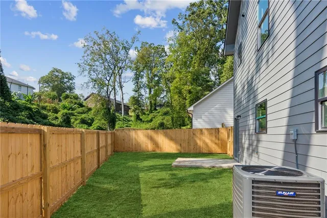 a car parked in front of a house