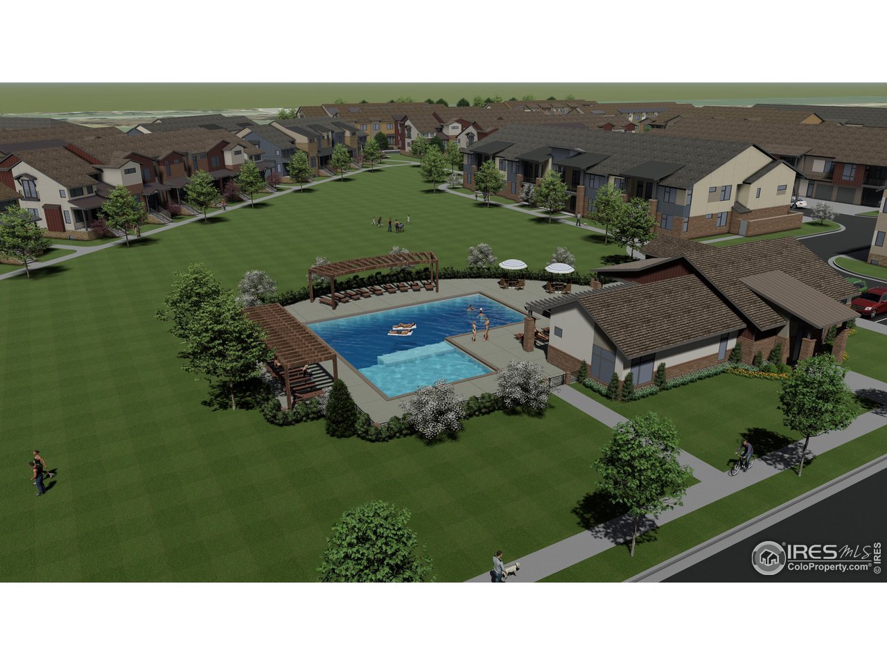 1002 Collamer Drive, Unit 8 Fort Collins, CO 80524 - Photo 10 of 39 a view of a house with a yard