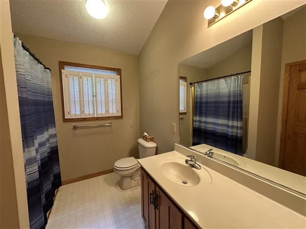 a bathroom with a sink and a toilet