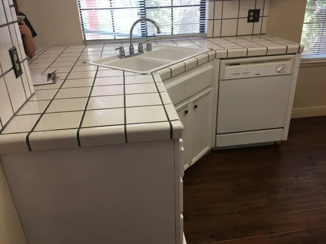 a close view of utility room