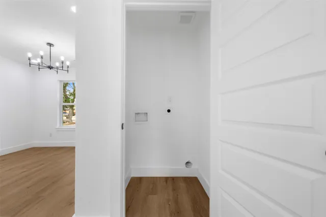 a view of an empty room