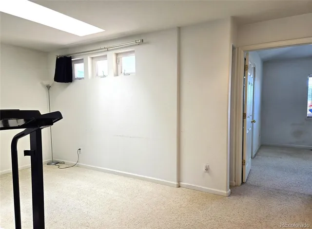 a front view of a house with a window