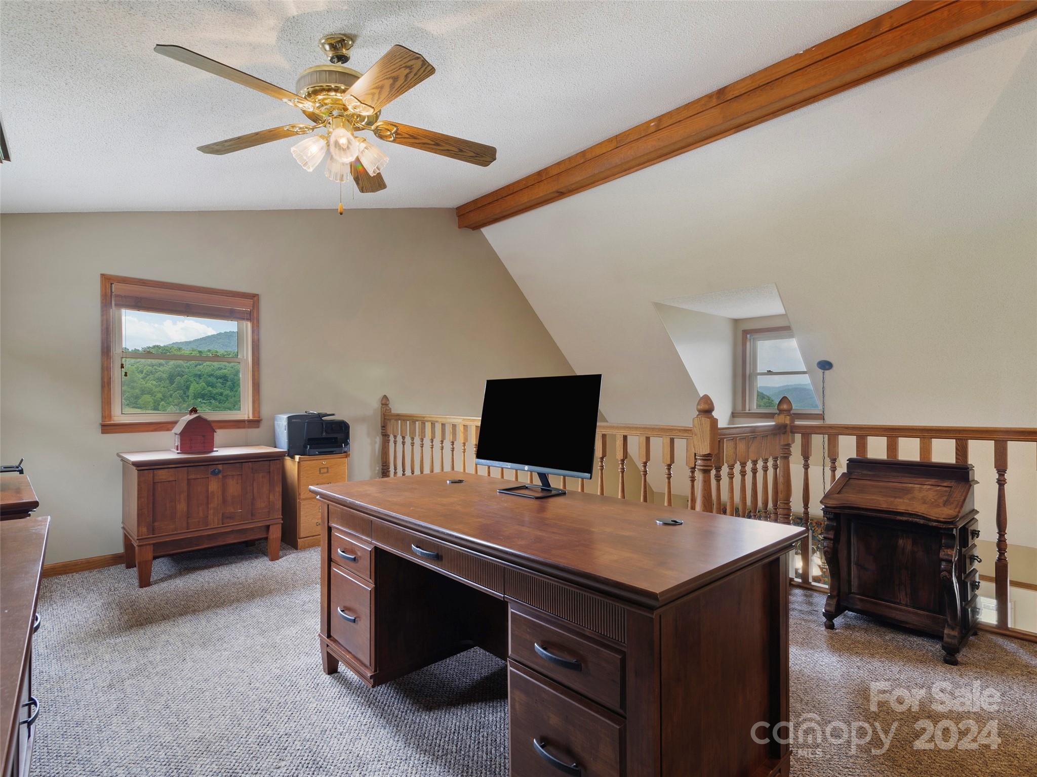317 Camp Branch Road Clyde, NC 28721 - Photo 36 of 47 a view of a workspace with furniture