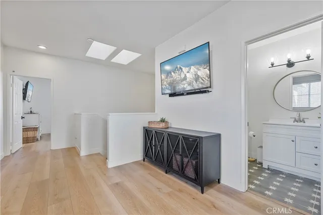 a view of livingroom with furniture and wooden floor