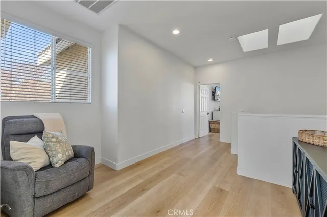 a view of livingroom with furniture and window