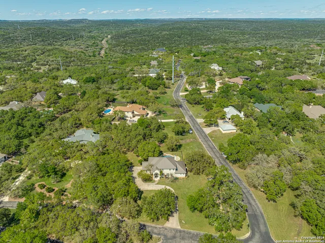 a view of a lake with a city