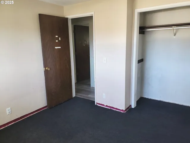 a view of closet area