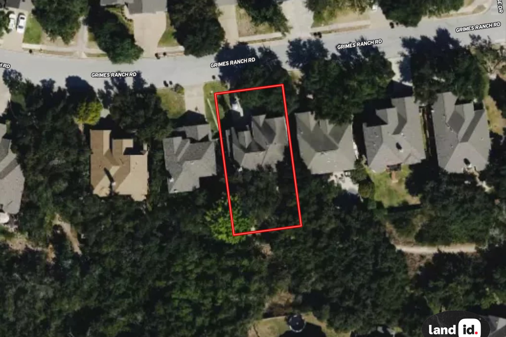 2849 Grimes Ranch Road Austin, TX 78732 - Photo 31 of 31 An aerial view showcases a desirable lot with convenient street access, poised for development.