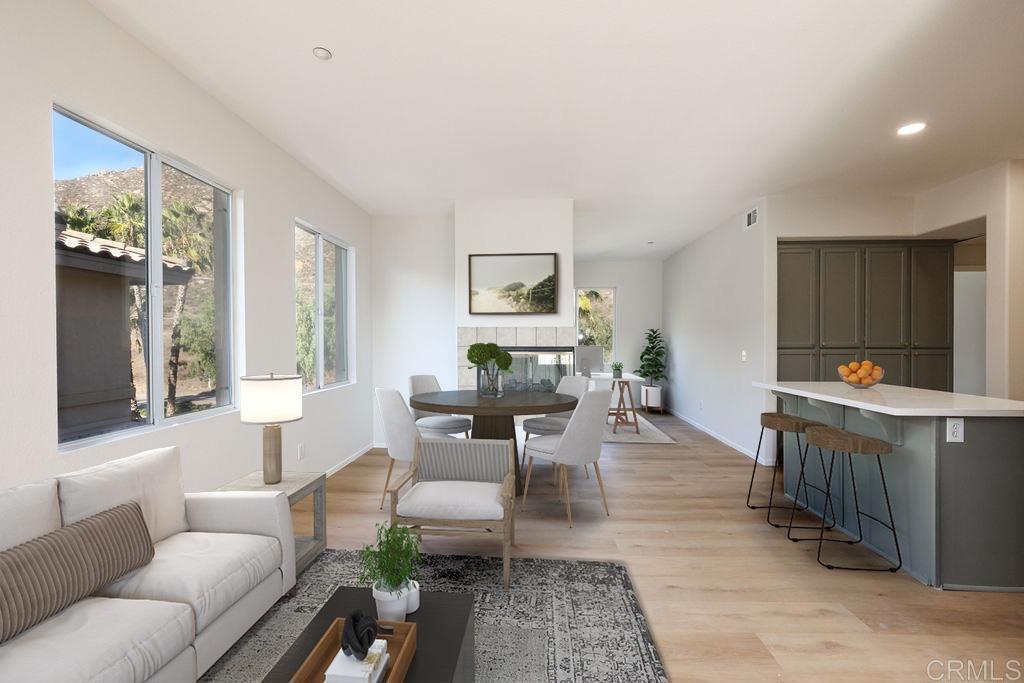 3321 Dehesa Road, Unit 95 El Cajon, CA 92019 - Photo 1 of 1 a living room with furniture and a wooden floor