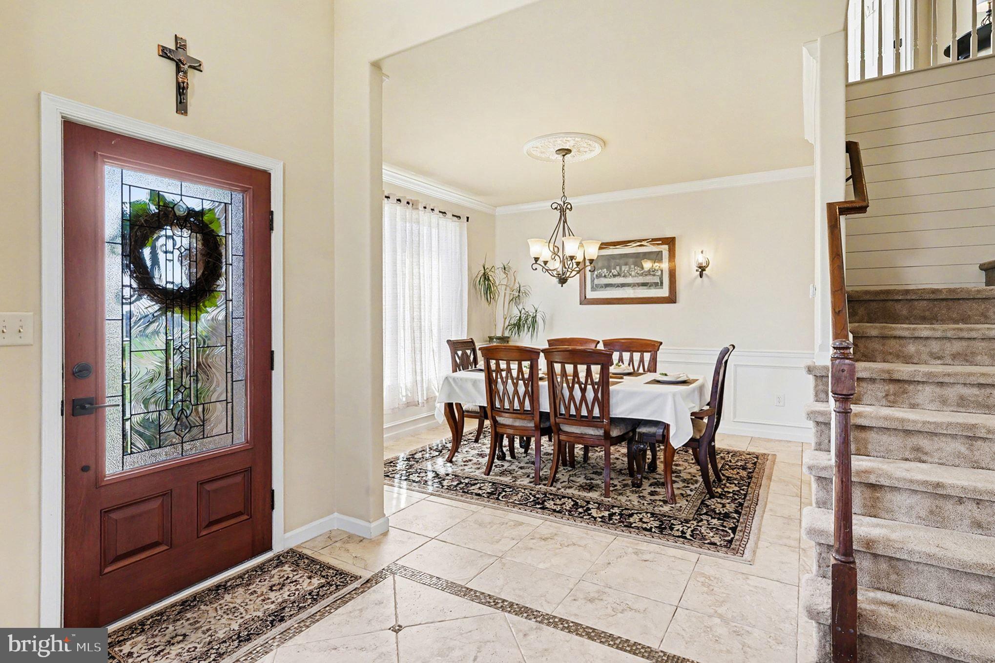 76 Gehringer Road Barto, PA 19504 - Photo 14 of 46 a view of a dining room with furniture and chandelier