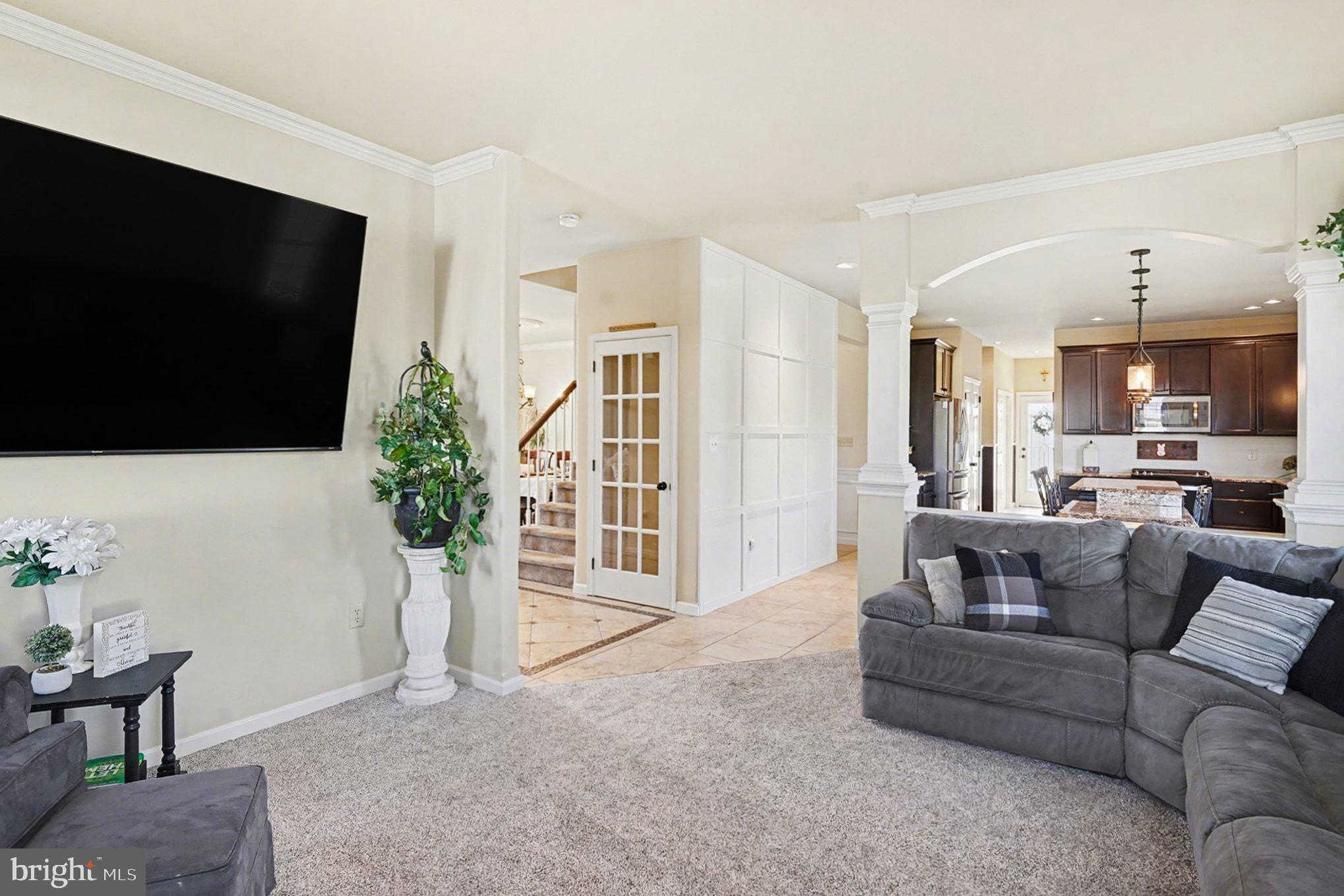 76 Gehringer Road Barto, PA 19504 - Photo 8 of 46 a living room with furniture and a flat screen tv