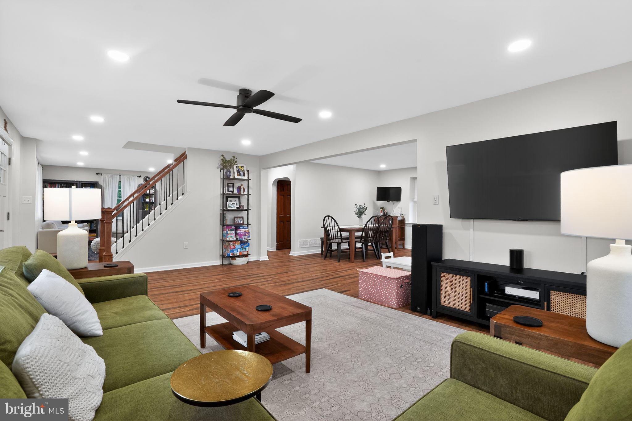 516 Church Road Norristown, PA 19403 - Photo 11 of 31 a living room with furniture and a flat screen tv