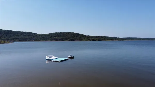 a view of a lake view and mountain view