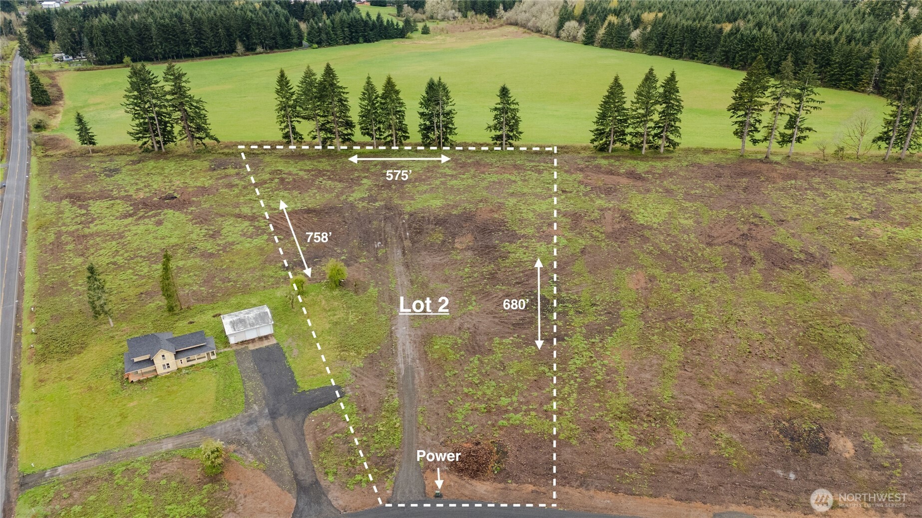 111 Beckett Lane Chehalis, WA 98532 - Photo 2 of 20 a view of a lake from a yard