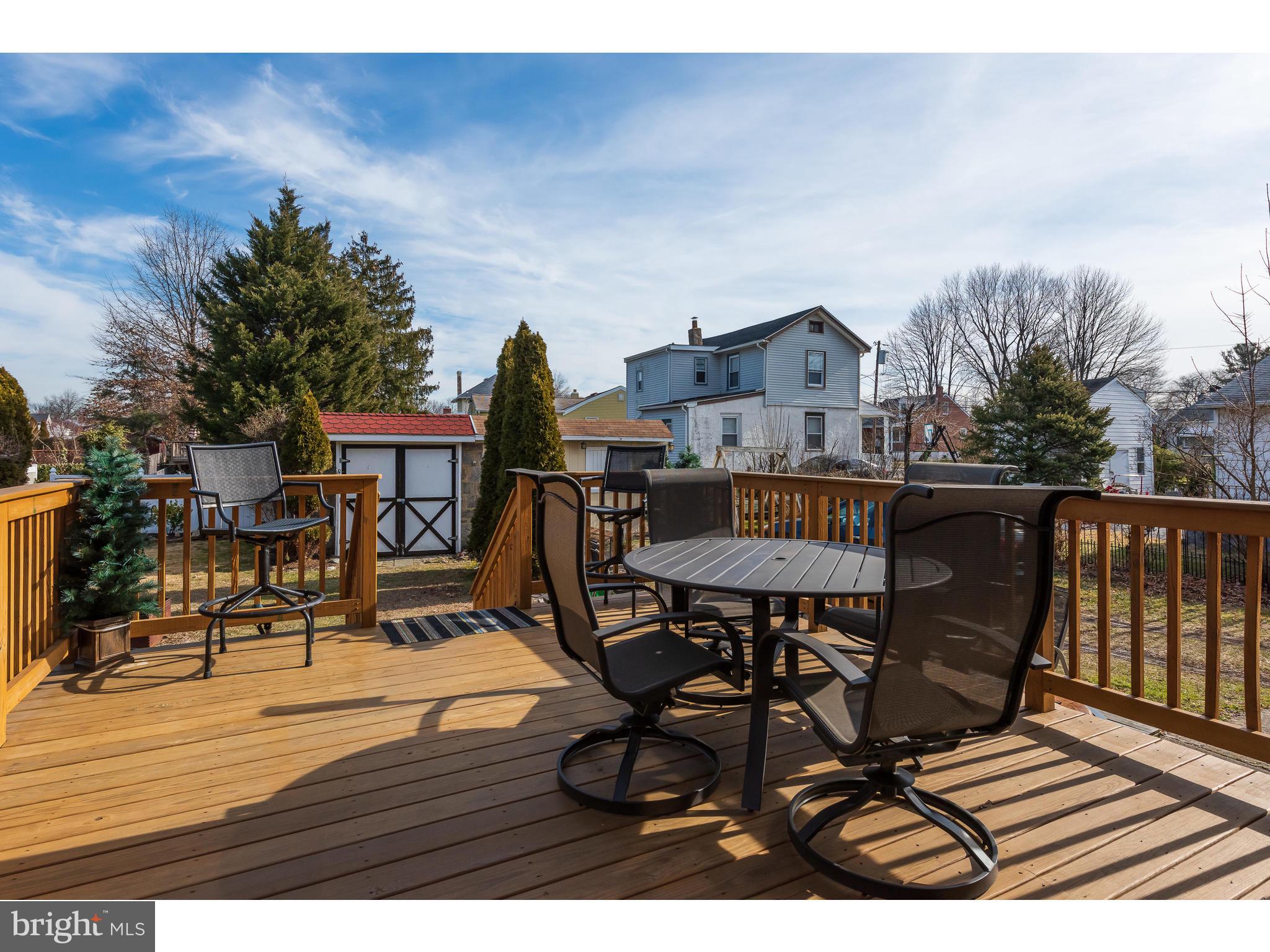 422 Fairview Road Woodlyn, PA 19094 - Photo 32 of 39 Rear Deck