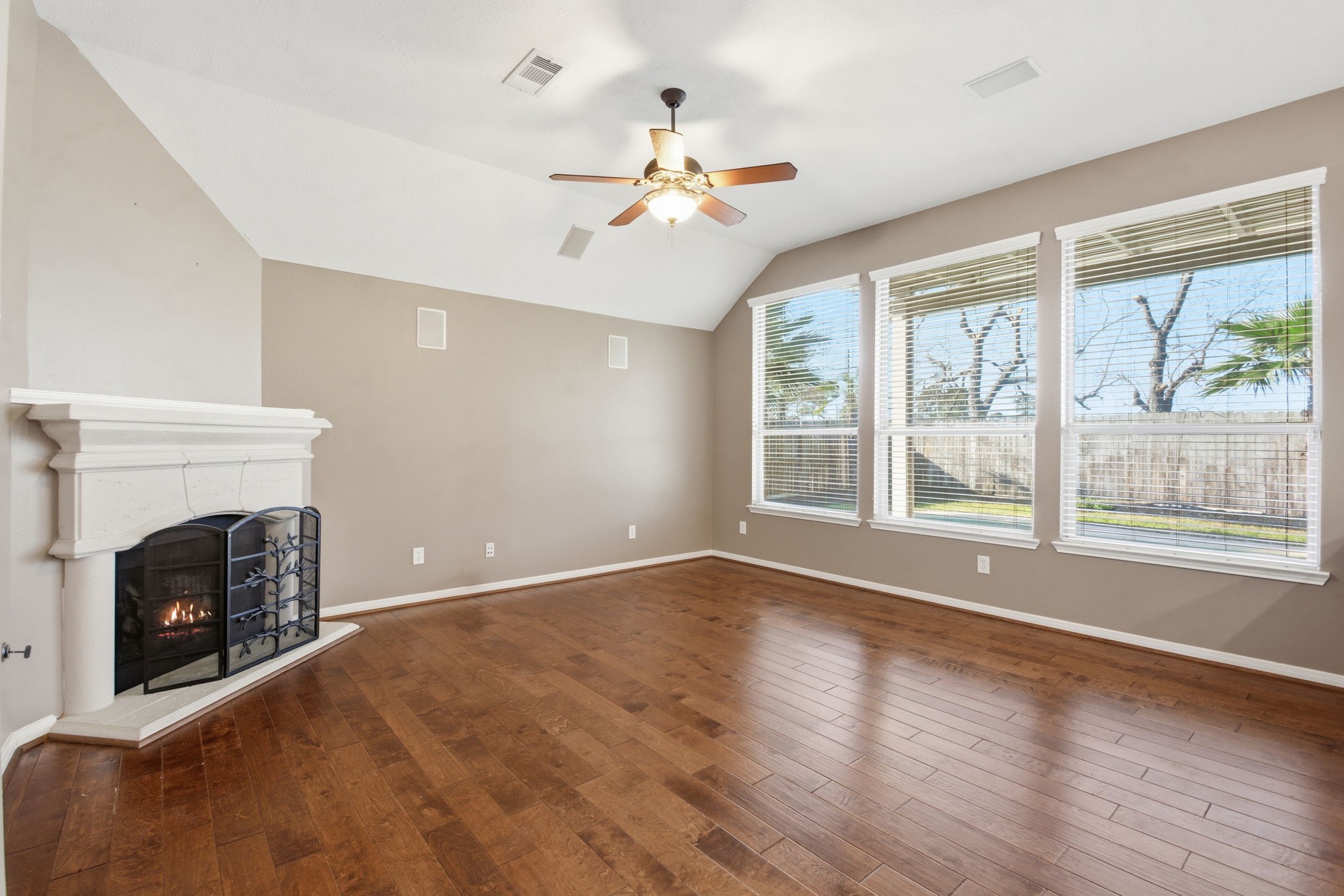18915 Rustling Ridge Drive Tomball, TX 77377 - Photo 7 of 27 a view of livingroom with window fireplace