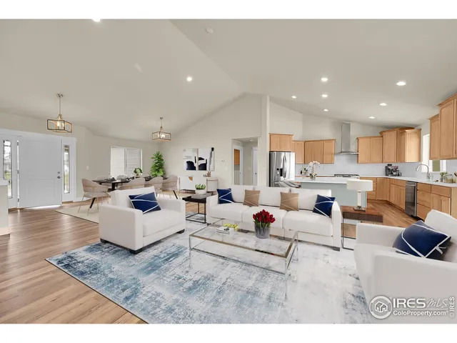 a view of a livingroom with a flat screen tv