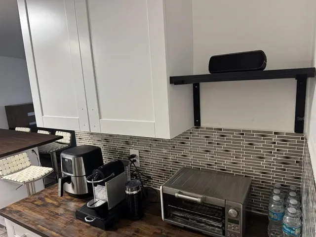 a room with storage and utility