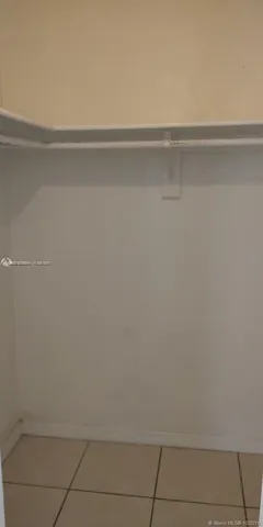 a close view of closet