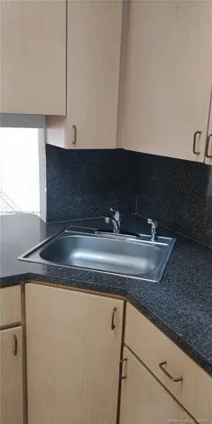 a close view of sink and tap