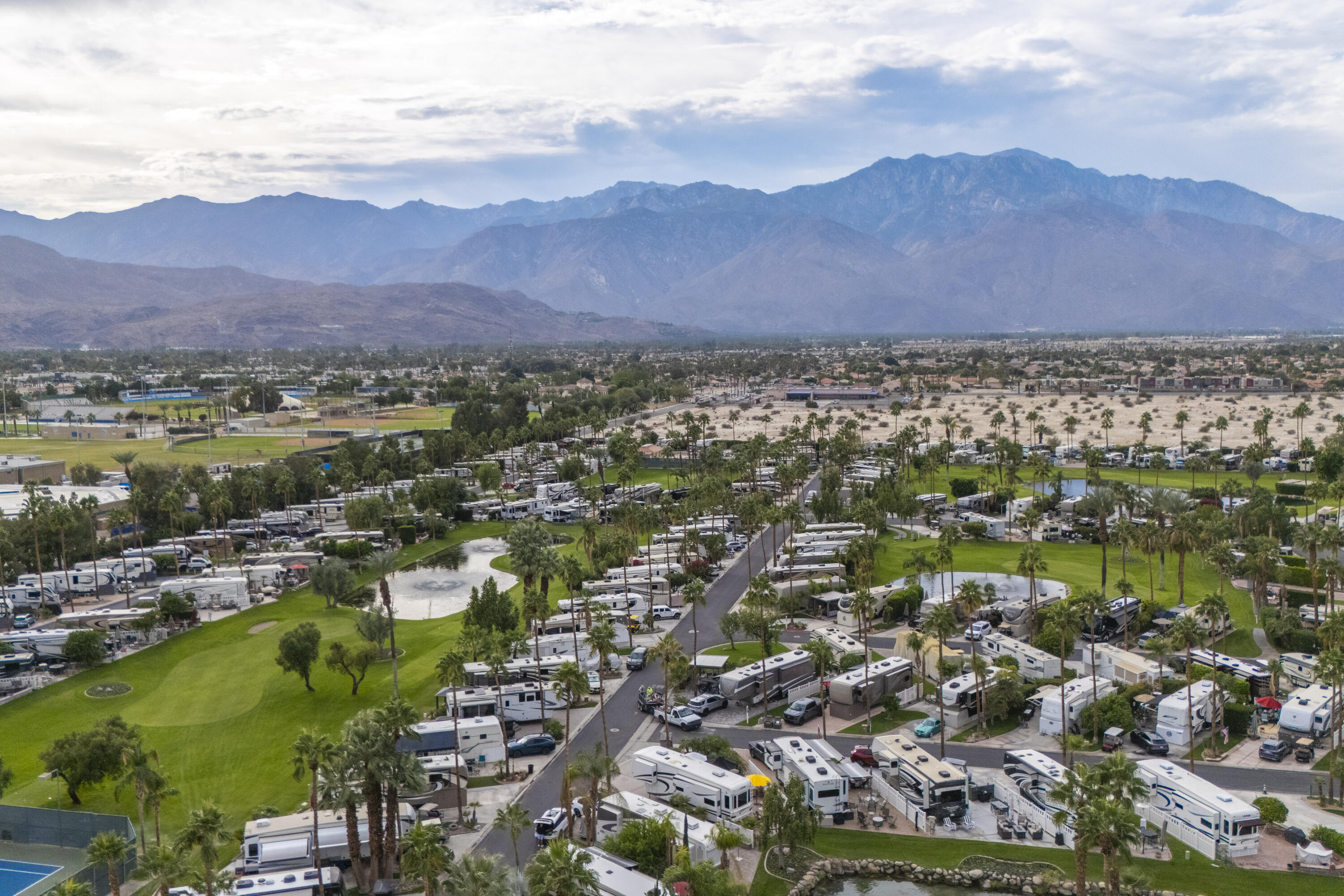 69411 Ramon Road, Unit 1203 Cathedral City, CA 92234 - Photo 38 of 74 a view of a city with mountains in the background