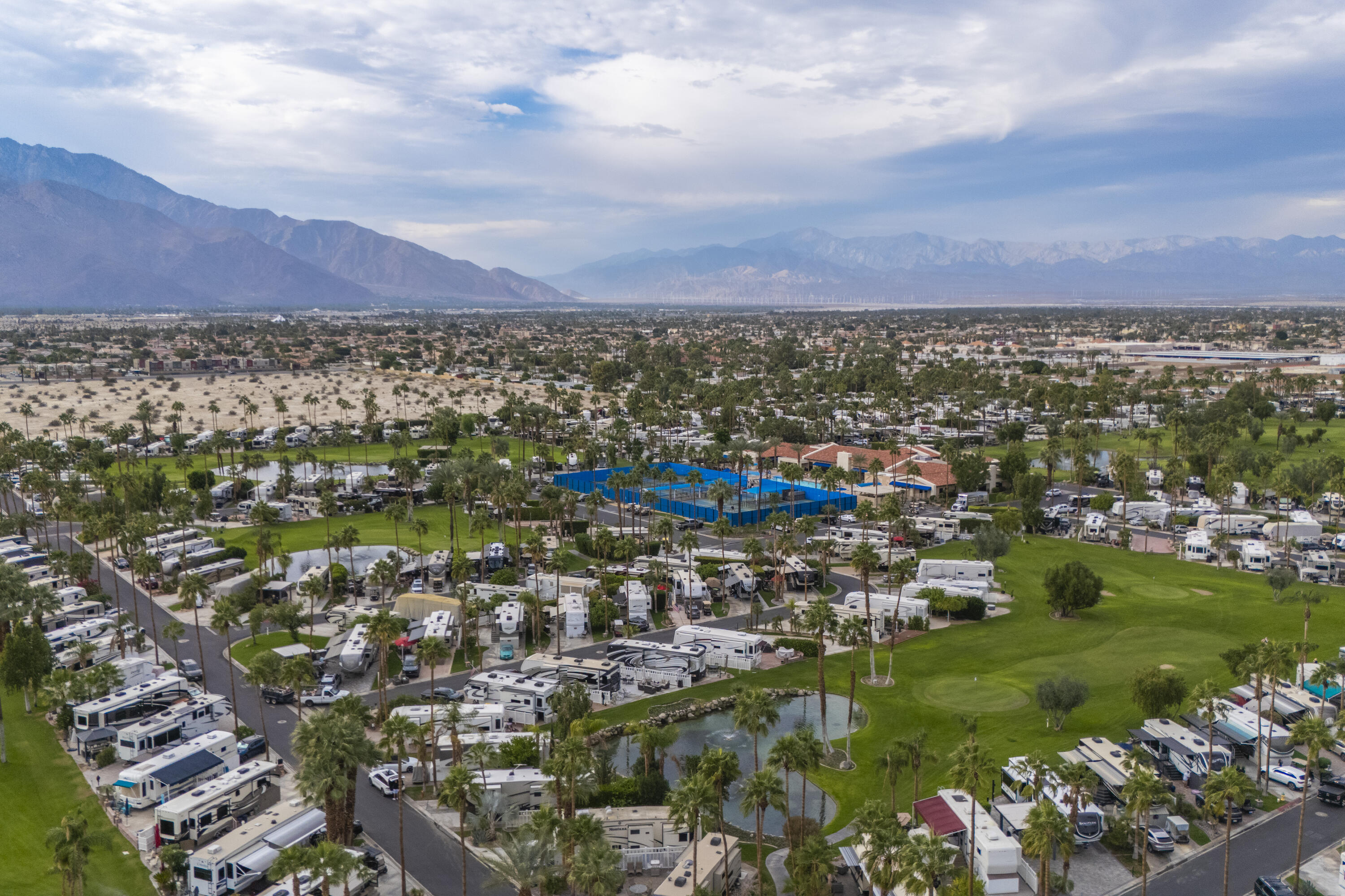 69411 Ramon Road, Unit 1203 Cathedral City, CA 92234 - Photo 39 of 74 a view of a city with mountains in the background