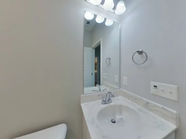 a close up of a bathtub