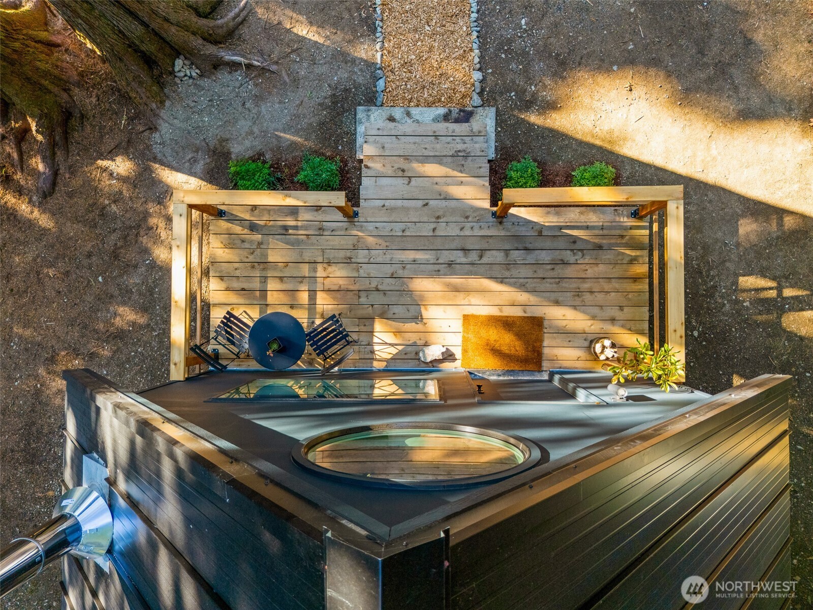 64258 Lookout Mtn Loop Marblemount, WA 98267 - Photo 33 of 40 a view of a backyard with sitting area