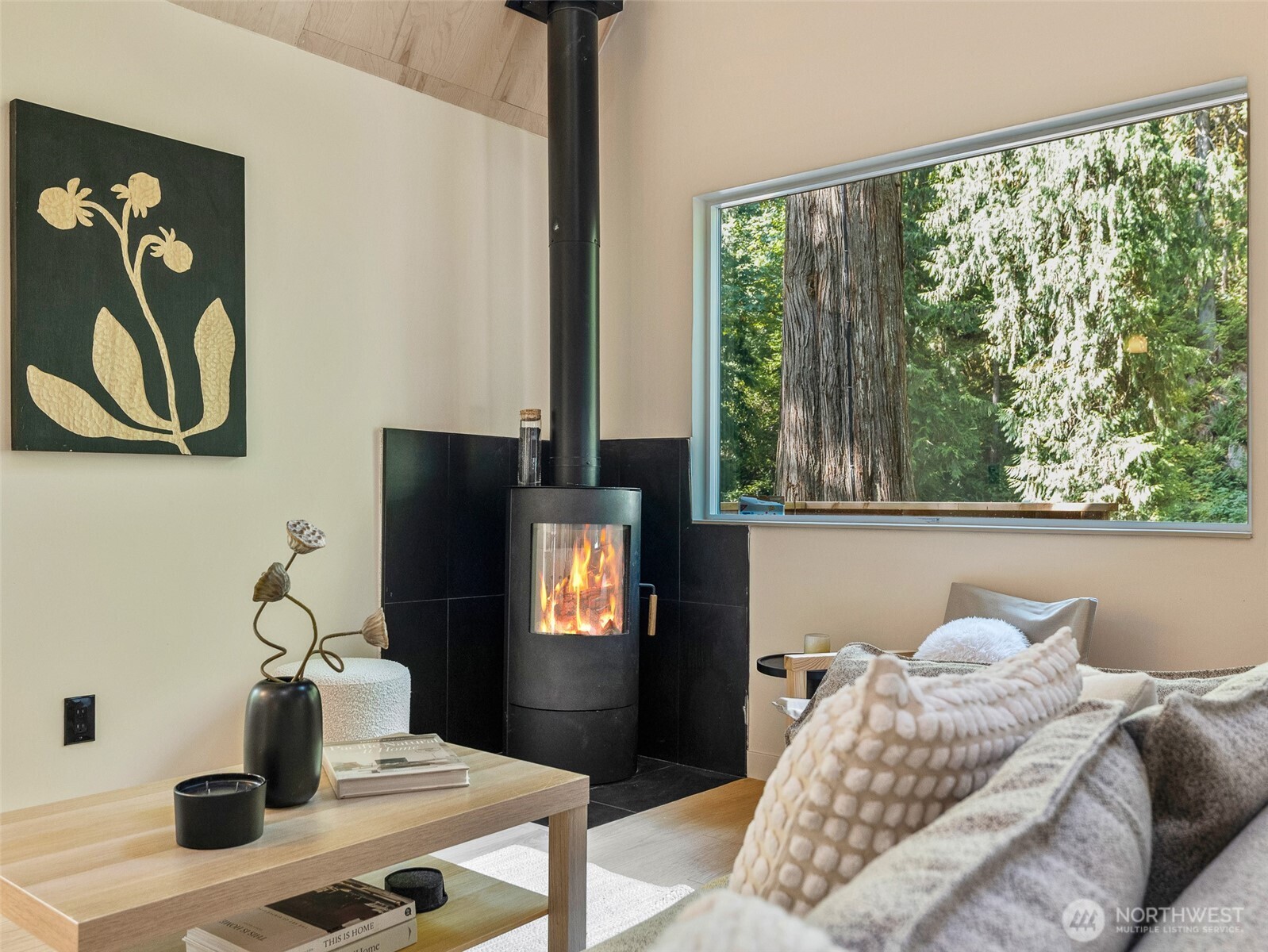 64258 Lookout Mtn Loop Marblemount, WA 98267 - Photo 7 of 40 a bedroom with a bed and a table