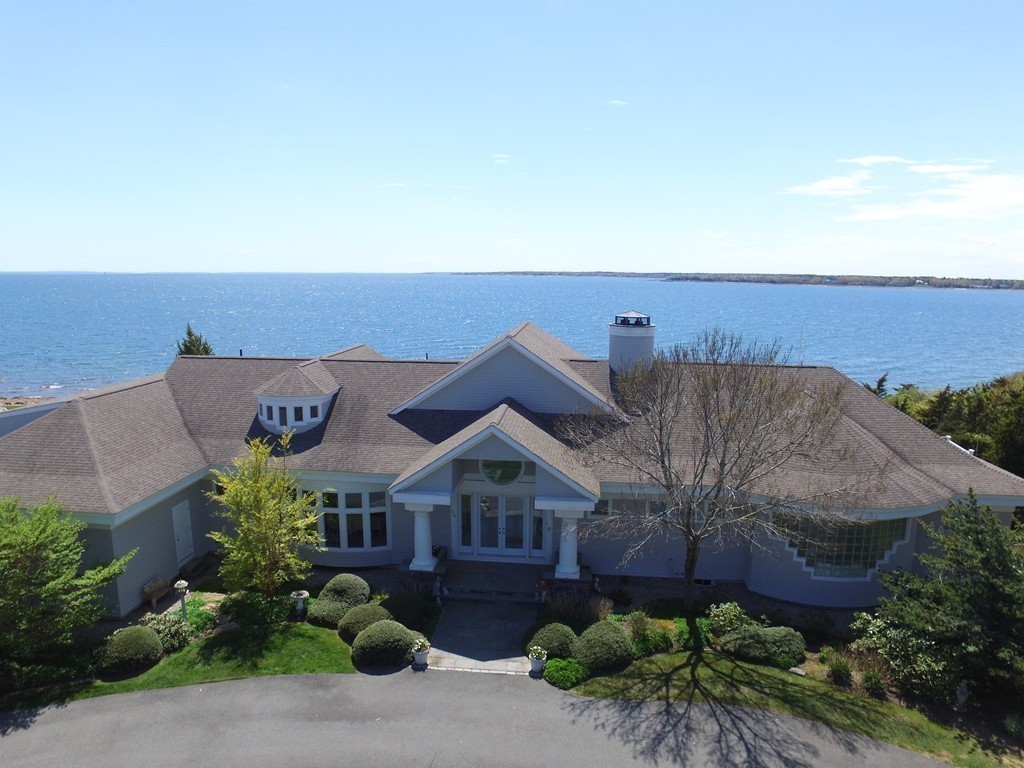 128 Point Road Marion, MA 02738 - Photo 2 of 25 an aerial view of a house