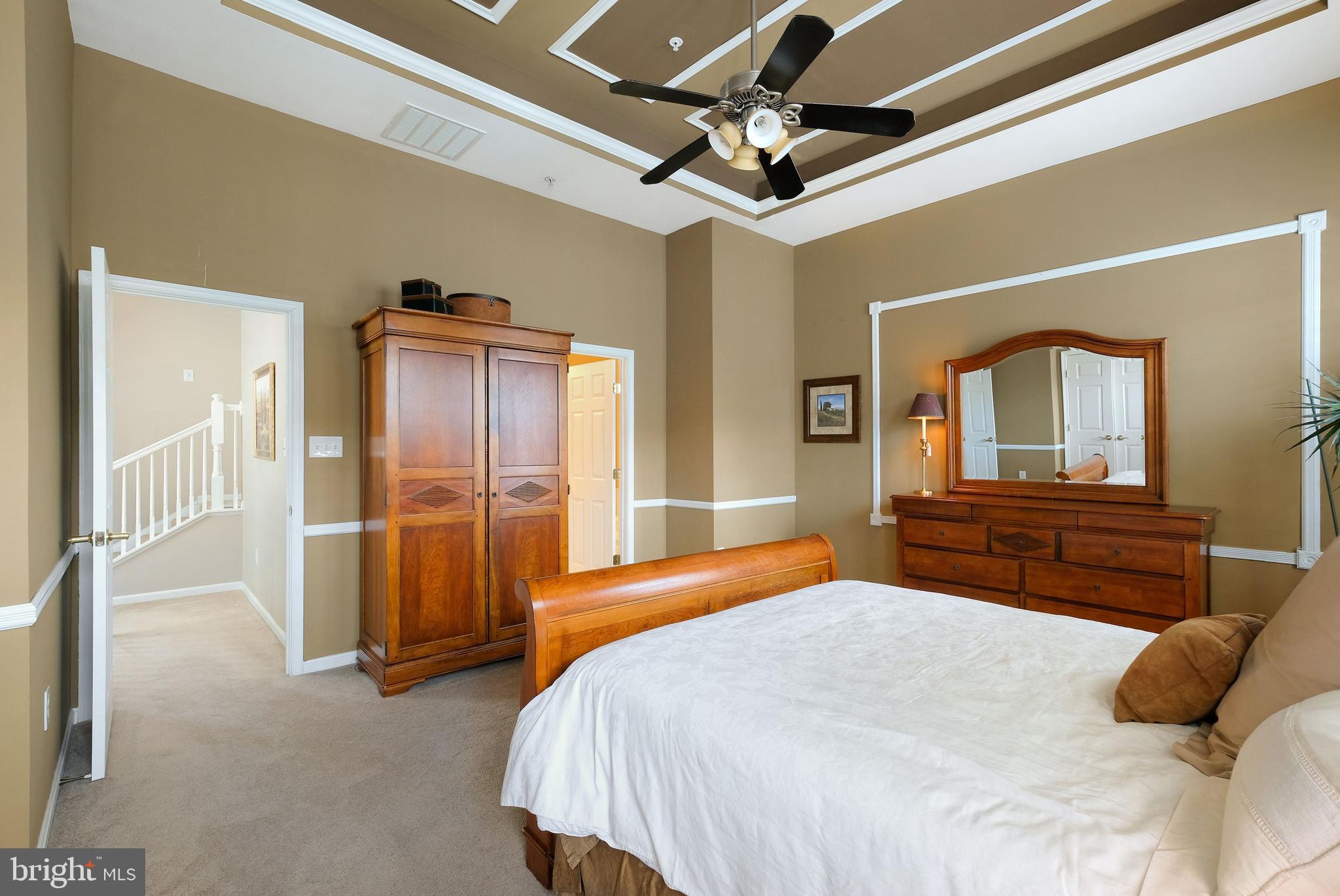 8826 Lew Wallace Road Frederick, MD 21704 - Photo 23 of 33 Primary bedroom w/ceiling fan & recessed lights