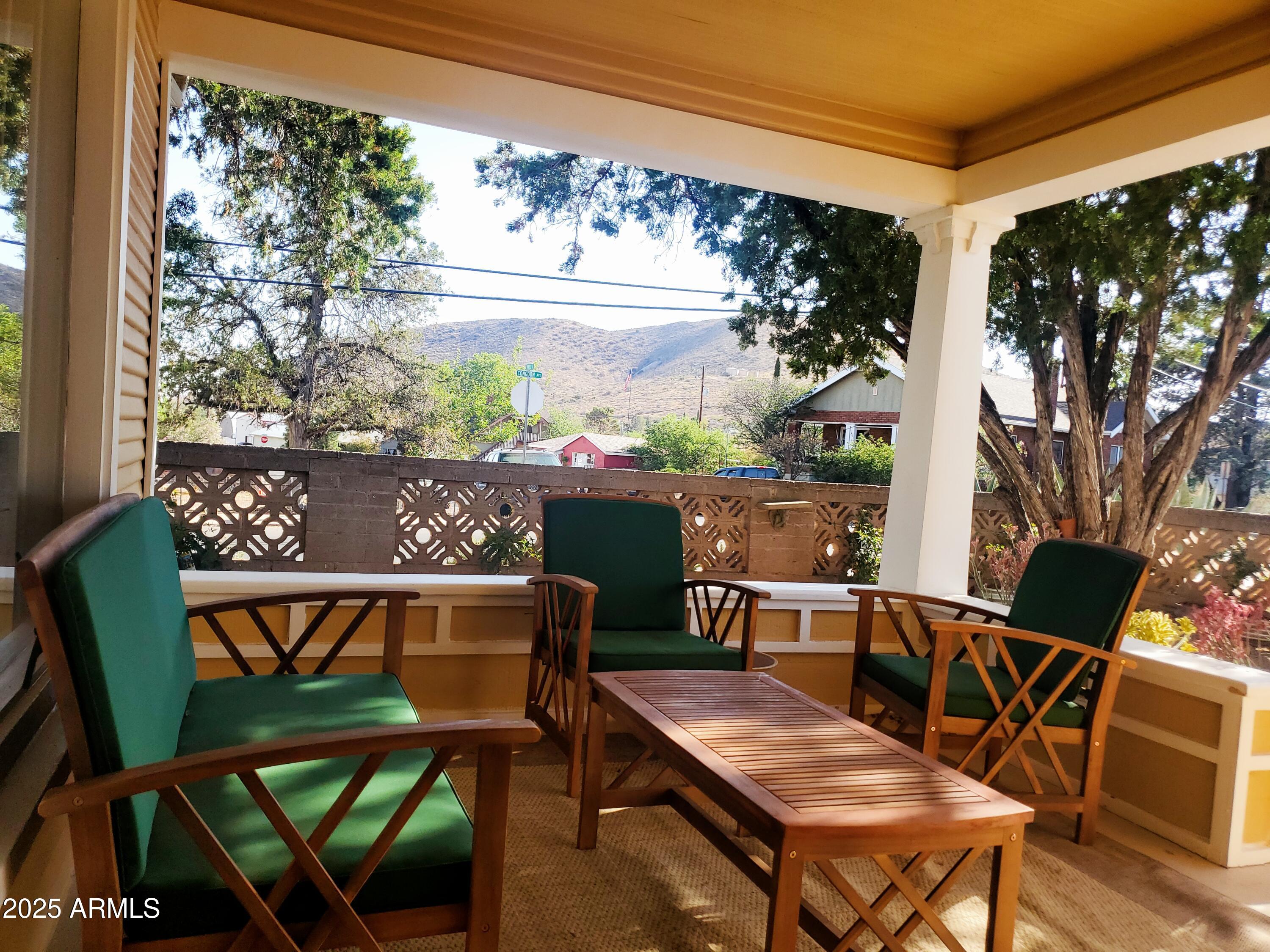 400 Powell Street Bisbee, AZ 85603 - Photo 53 of 57 a view of a chairs and table in the patio
