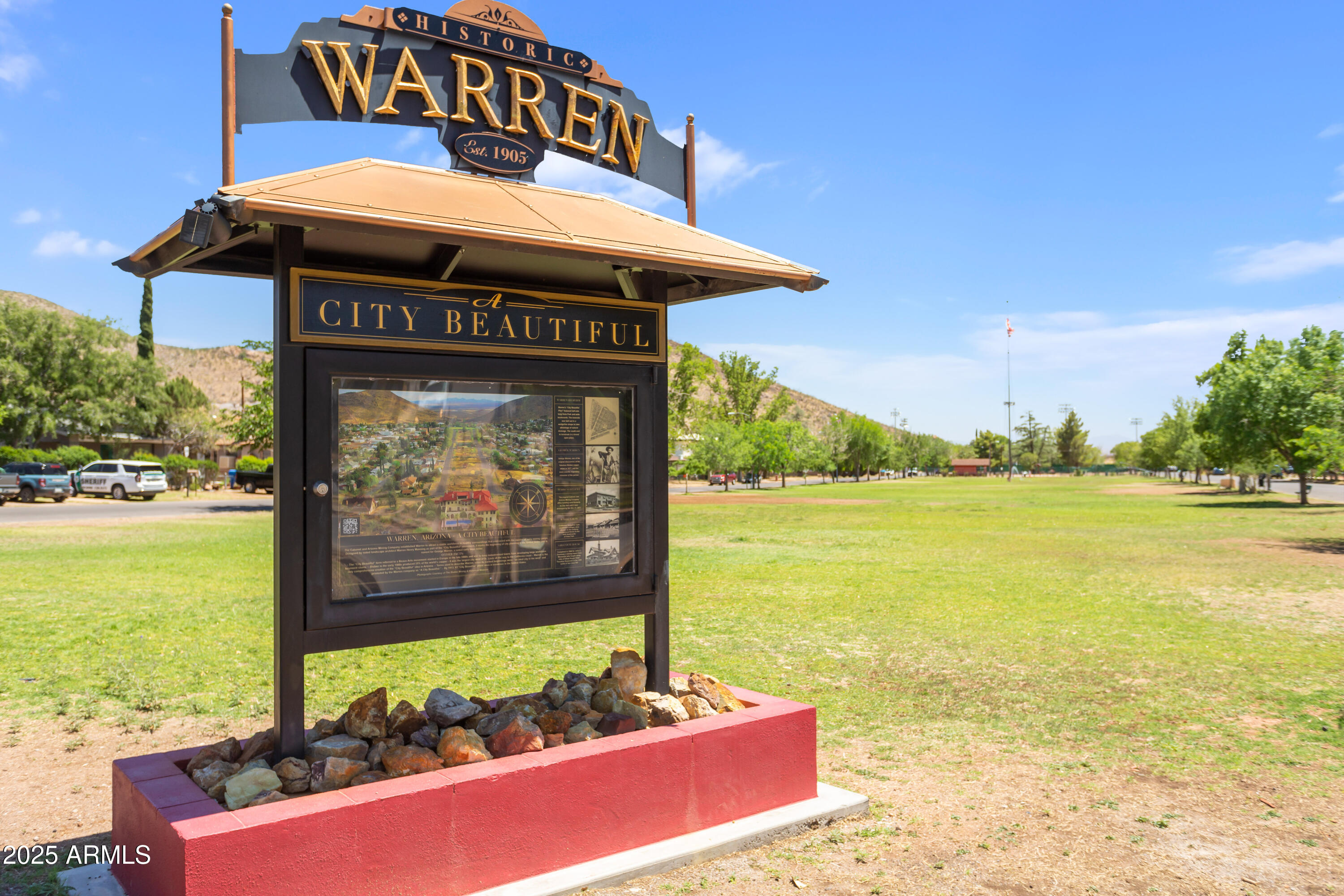 400 Powell Street Bisbee, AZ 85603 - Photo 56 of 57 a front view of a house with a yard swimming pool and outdoor seating