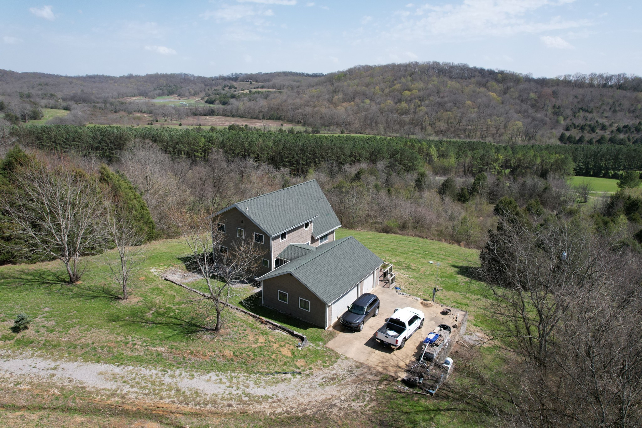 325 Hardy Road Pulaski, TN 38478 - Photo 3 of 42 an aerial view of a house with mountain view