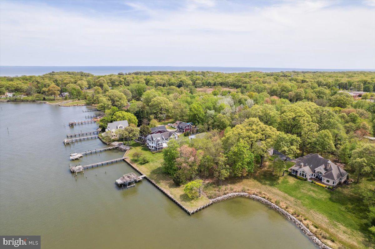 4801 Avery Road Shady Side, MD 20764 - Photo 25 of 25 an aerial view of residential house with outdoor space and trees all around