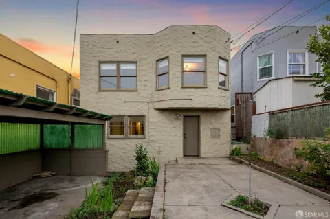a picture of a room with wall painting