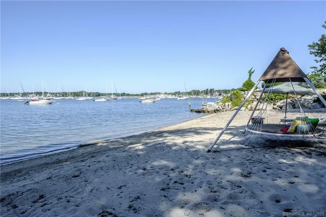 a view of an ocean beach