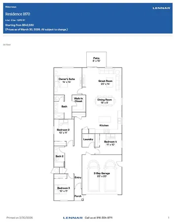$555,530 | 10922 Admiral Cv Way, Stockton, CA 95219