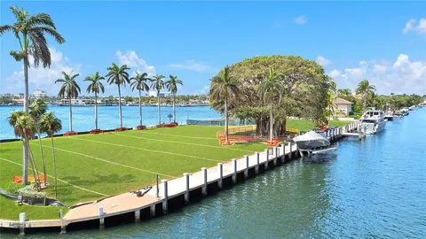 a view of a lake with houses